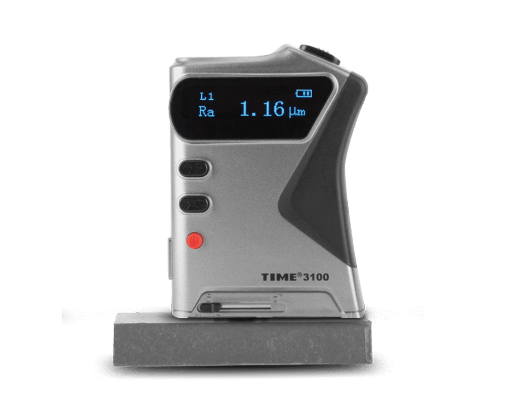 TIME 3100 portable hardness tester with test sample
